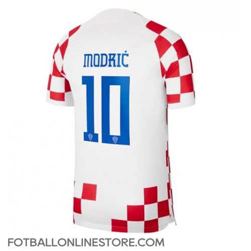 Billige Kroatia Luka Modric #10 Hjemmetrøye VM 2022 Kortermet